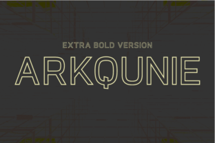 Arkqunie Outline Extra Bold: A Versatile and Stylish Typeface for Modern Design