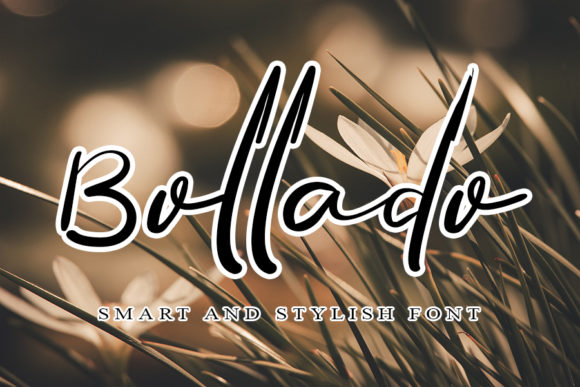 Bollado: A Handwritten Font for Creative Expression