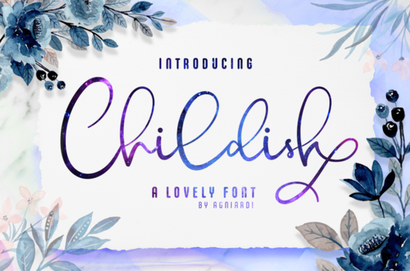 Childish: A Handwritten Font That Brings Joy to Design