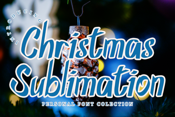 Christmas Sublimation: A Handwritten Touch for Elegant Design