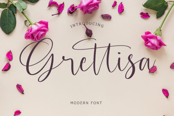 Create Gorgeous and Timeless Designs with Grettisa, an Interesting and Unique Handwritten Font