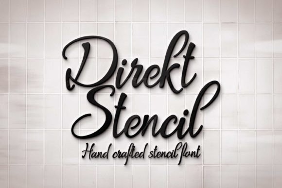 Direkt Stencil: A Handwritten Touch for Every Design