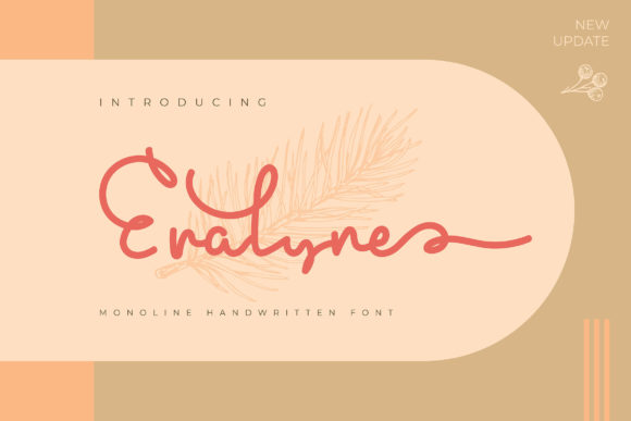 Eralyne: A Handwritten Font for Elegant Designs