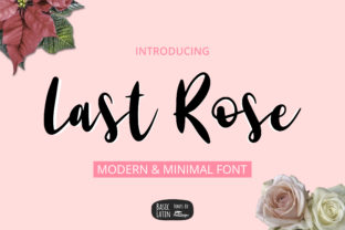 Last Rose: A Romantic Handwritten Font for Modern Design