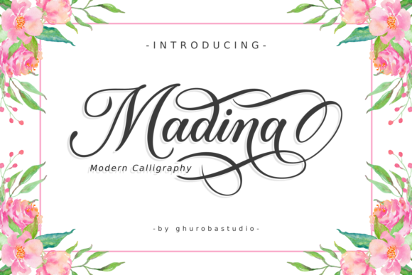 Madina: A Handwritten Font for Elegant Design