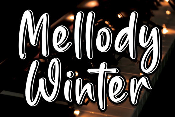 Mellody Winter: A Trendy Handwritten Font