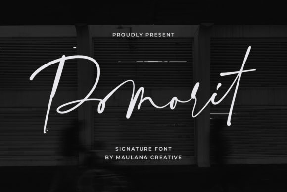 Pomorit: The Elegant Script Font for Every Design Need