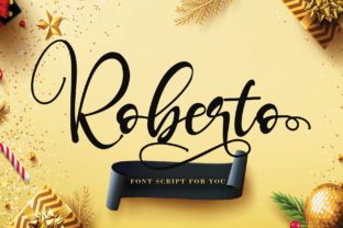 Roberto: A Fresh, Funny, and Cute Calligraphy Font