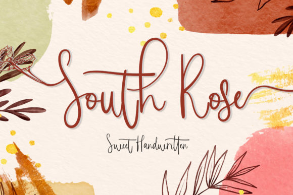 South Rose: A Whimsical Font for Personalized Design