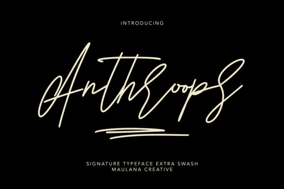 The Elegance of Handwritten Design: Exploring Anthroops