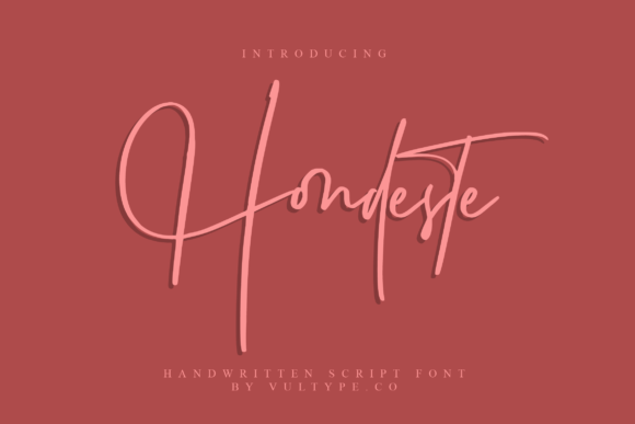 The Elegance of Hondeste: A Delicate Script Font for Modern Design
